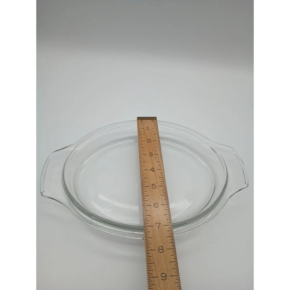 Oval Glass Replacement Lid Handles Casserole Domed 11.25